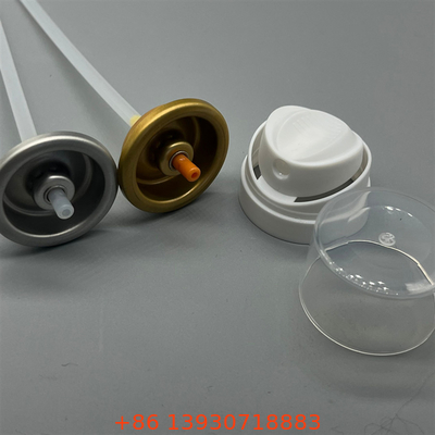 Valve de pulvérisation de déodorant pour le corps à l'épreuve des fuites conçue avec précision pour les modes de vie actifs avec actionneur ergonomique