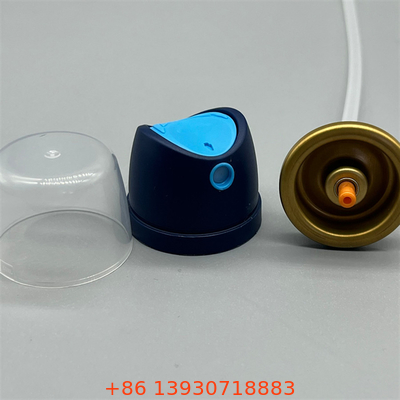 Valve compacte de pulvérisation de déodorant corporel pour accessoires de voyage avec mécanisme de dégagement rapide