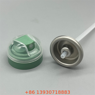 Valve de pulvérisation corporelle de déodorant haut de gamme pour produits de soins personnels avec conception durable, étanche et contrôle de brouillard précis