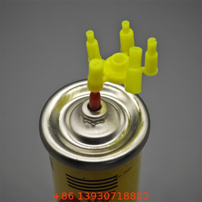 Valve de recharge de gaz pour briquet durable avec adaptateur pour utilisateurs professionnels avec résistance à la corrosion
