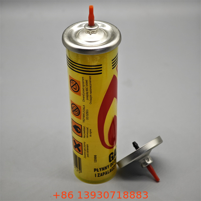 Valve de recharge de gaz pour briquet conviviale avec adaptateur pour débutants, avec instructions d'utilisation étape par étape​
