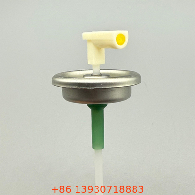 1 pouce Aérosol Metered Valve avec Tête en plastique pour les assainisseurs d'air et les pulvérisateurs ménagers