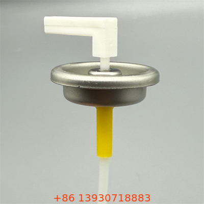 1 pouce Aérosol Metered Valve avec Tête en plastique pour les assainisseurs d'air et les pulvérisateurs ménagers