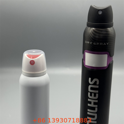 Valve de pulvérisation corporelle de déodorant haut de gamme pour les cosmétiques de luxe avec accents métalliques et technologie de brouillard micro-fin