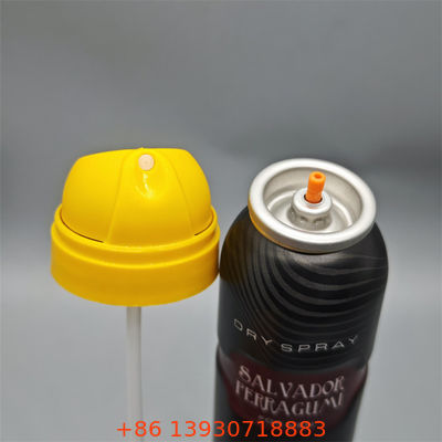 Valve de pulvérisation corporelle déodorante en fer blanc de 1 pouce avec joint étanche