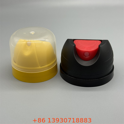 Valve de pulvérisation corporelle de déodorant compact pour les tailles de voyage conformes à la TSA avec un haut-de-boîte anti-fuite et un verrou de 0,5s