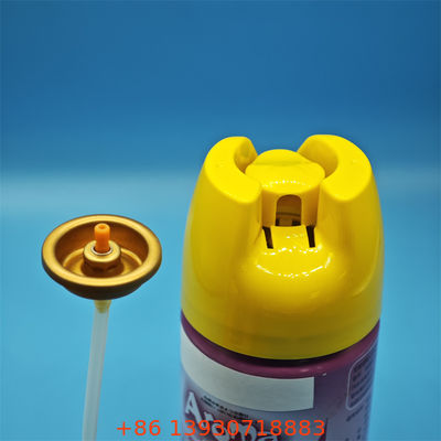 Valve de pulvérisation aérosol anti-vibration pour systèmes de cabine de véhicule avec technologie SecureFit anti-fuite