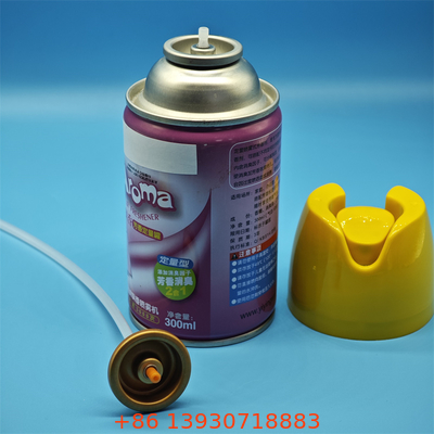 Valve de rafraîchissement d'air par aérosol à pulvérisation pour enfants pour les produits de parfumation domestique avec système de distribution à l'épreuve des tambours