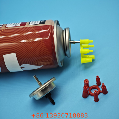 Valve de recharge de butane éco-responsable pour réchauds de camping avec joints d'étanchéité biodégradables