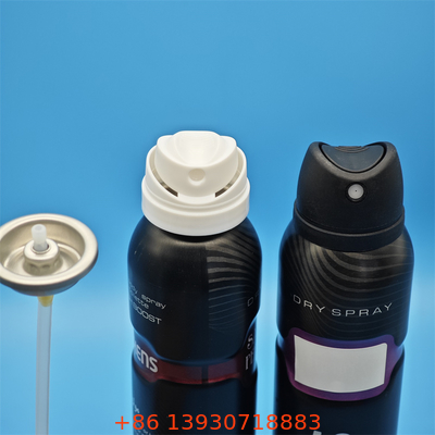 Valve hypoallergénique de pulvérisation de déodorant pour peau naturelle et sensible avec voie de matériau pur et actionnement doux