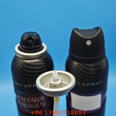 Valve hypoallergénique de pulvérisation de déodorant pour peau naturelle et sensible avec voie de matériau pur et actionnement doux