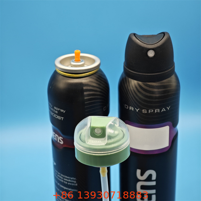Valve hypoallergénique de pulvérisation de déodorant pour peau naturelle et sensible avec voie de matériau pur et actionnement doux