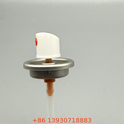 Valve de pulvérisation de peinture mâle compacte à alimentation par gravité pour kits de retouche portables avec contrôle de fluide adaptatif à la viscosité et arrêt anti-goutte