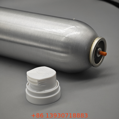 Valve en mousse de rasage pour kits de voyage avec joint étanche et construction compacte et légère