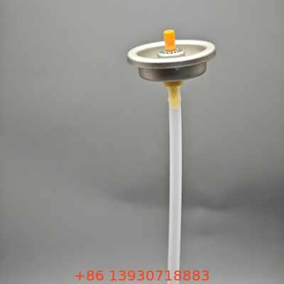 Actuateur métallique de soupape en mousse de rasage en étain de 1 pouce pour les canettes métalliques en aérosol chimique