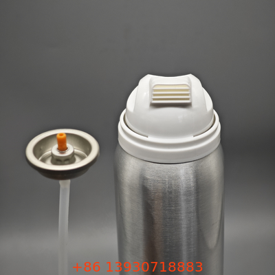 Une valve en mousse de rasage pour les fabricants de cosmétiques avec une sortie personnalisable et un emballage en vrac