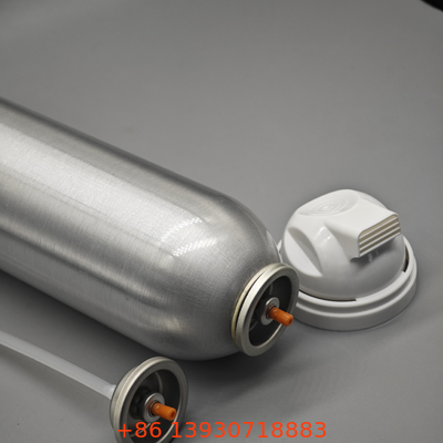 Une valve en mousse de rasage pour les fabricants de cosmétiques avec une sortie personnalisable et un emballage en vrac
