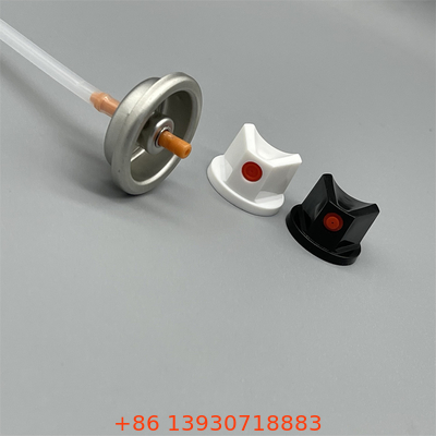 Valve aérosol pour peinture en spray pour revêtements industriels et peintures en spray de bricolage