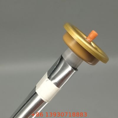 Valve à aérosol à sac sur vanne, vanne de distribution pneumatique isolée pour produits ménagers à aérosol, système de sac sur vanne scellé pour application de pulvérisation sous pression pure