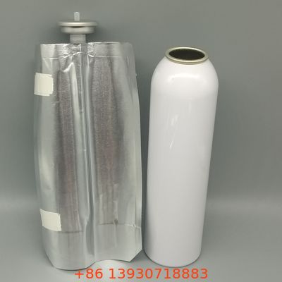 Valve à aérosol à sac sur vanne, vanne de distribution pneumatique isolée pour produits ménagers à aérosol, système de sac sur vanne scellé pour application de pulvérisation sous pression pure