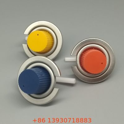 Robinet de réchaud au butane de un pouce avec couvercle pour réchauds portables à un seul brûleur