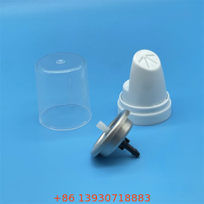 Valve en aluminium inversée d'un pouce pour mousse capillaire Cannes pour produits de mousse de coiffure