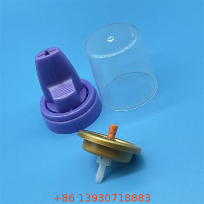 Mousse coiffante avec valve en aluminium inversée offrant une pulvérisation tête en bas constante