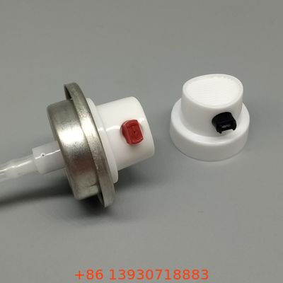 Une soupape de pulvérisation de peinture féminine d'un pouce pour l'emballage en aérosol de peinture de graffiti