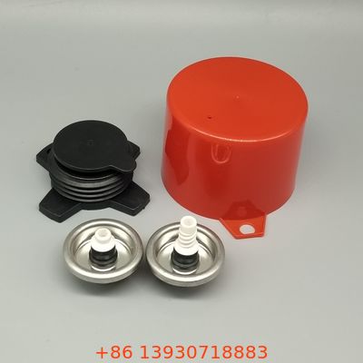 Valve à pulvérisation en mousse PU durable et à débit élevé pour les installateurs d'isolation professionnels avec conception anti-embouteillage et poignée ergonomique.