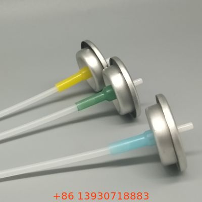 Valve aérosol élégante et dosée pour les sprays capillaires haut de gamme avec une brume fine et un débit contrôlé