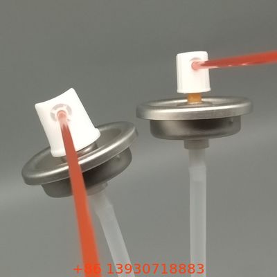 Valve aérosol industriel pour sprays de nettoyage d'injecteurs et de pièces de moteur