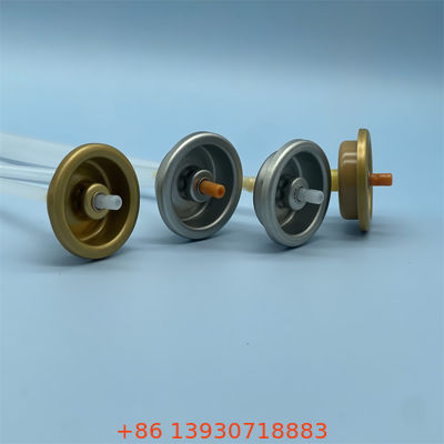 Valve aérosol pour vaporisateur corporel, valve de distribution à brume fine, application cosmétique et de soins personnels