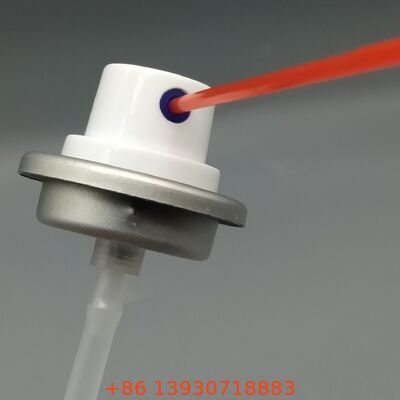 Valve aérosol de lubrifiant WD-40 avec sortie de pulvérisation lisse et contrôlée