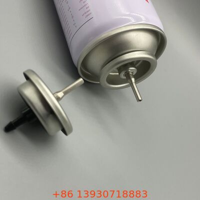 Valve aérosol de remplissage de gaz légère de 1 pouce pour les produits de consommation de gaz et de services publics