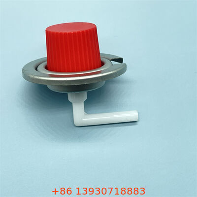 Valve aérosol à canette de gaz de butane de haute précision pour poêles et torches portables à étanchéité