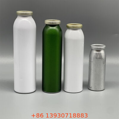 Aérosol en aluminium durable de 20 mm de diamètre de col, avec une conception étanche et légère pour les utilisations cosmétiques et pharmaceutiques