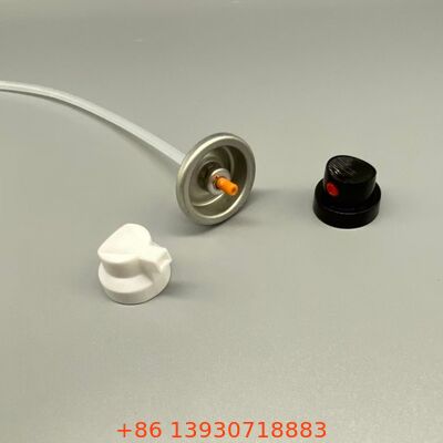 Valve de pulvérisation d'aérosol de shampooing sec conçue pour les produits de rafraîchissement des cheveux en poudre et en brume