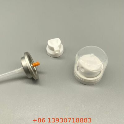 Valve de pulvérisation de shampooing sec en aérosol de qualité supérieure avec dispersion de poudre fine et fonctionnement à 360 degrés sans résidus