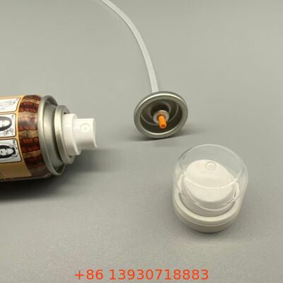 Valve aérosol à buse de brouillard ultrafin pour shampooing sec avec une performance sans résidus et un fonctionnement à 360°