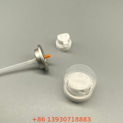 Valve de pulvérisation de shampooing sec en aérosol de qualité supérieure avec dispersion de poudre fine et fonctionnement à 360 degrés sans résidus