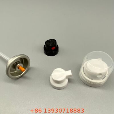 Valve à pulvérisation d'aérosol à buse de brouillard ultrafin pour une performance sans résidus et un fonctionnement à 360 degrés