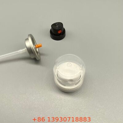 Valve à pulvérisation d'aérosol à buse de brouillard ultrafin pour une performance sans résidus et un fonctionnement à 360 degrés