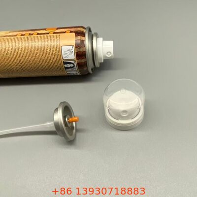 Valve de pulvérisation d'aérosol de shampooing sec avec buse de brouillard ultra-fin pour des performances sans résidus et un fonctionnement à 360 degrés