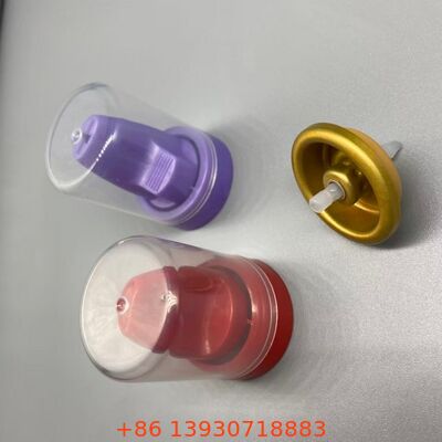 Valve de pulvérisation d'aérosol résistant à la corrosion à ventilation inversée avec fonctionnalité à 360 degrés pour mousse capillaire