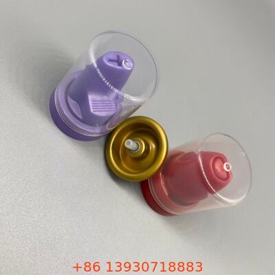 Valve de pulvérisation d'aérosol résistant à la corrosion à ventilation inversée avec fonctionnalité à 360 degrés pour mousse capillaire