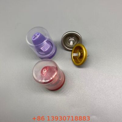 Valve de pulvérisation en aérosol résistant à la corrosion en aluminium avec fonctionnalité à 360 degrés pour mousse capillaire