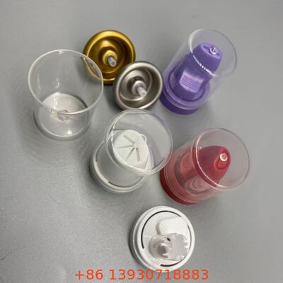 Valve de pulvérisation en aérosol résistant à la corrosion en aluminium avec fonctionnalité à 360 degrés pour mousse capillaire