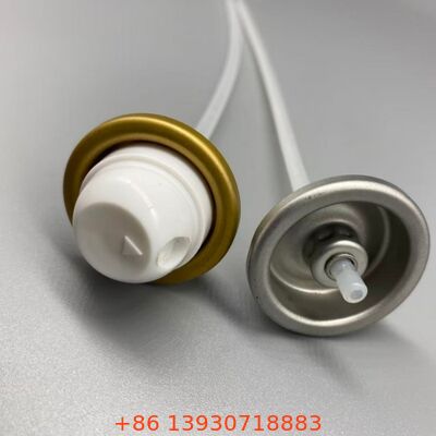 Valve d'aérosol déodorant étanche de 1 pouce avec distribution à 360° et conception anti-colmatage pour formules anti-transpirantes et sportives