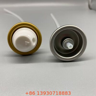 Valve d'aérosol déodorant étanche de 1 pouce avec distribution à 360° et conception anti-colmatage pour formules anti-transpirantes et sportives