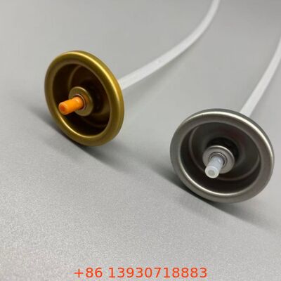 Valve de pulvérisation de déodorant à l'épreuve des fuites et résistante aux obstructions avec technologie de distribution à 360° et adaptée universellement aux canettes d'aluminium standard